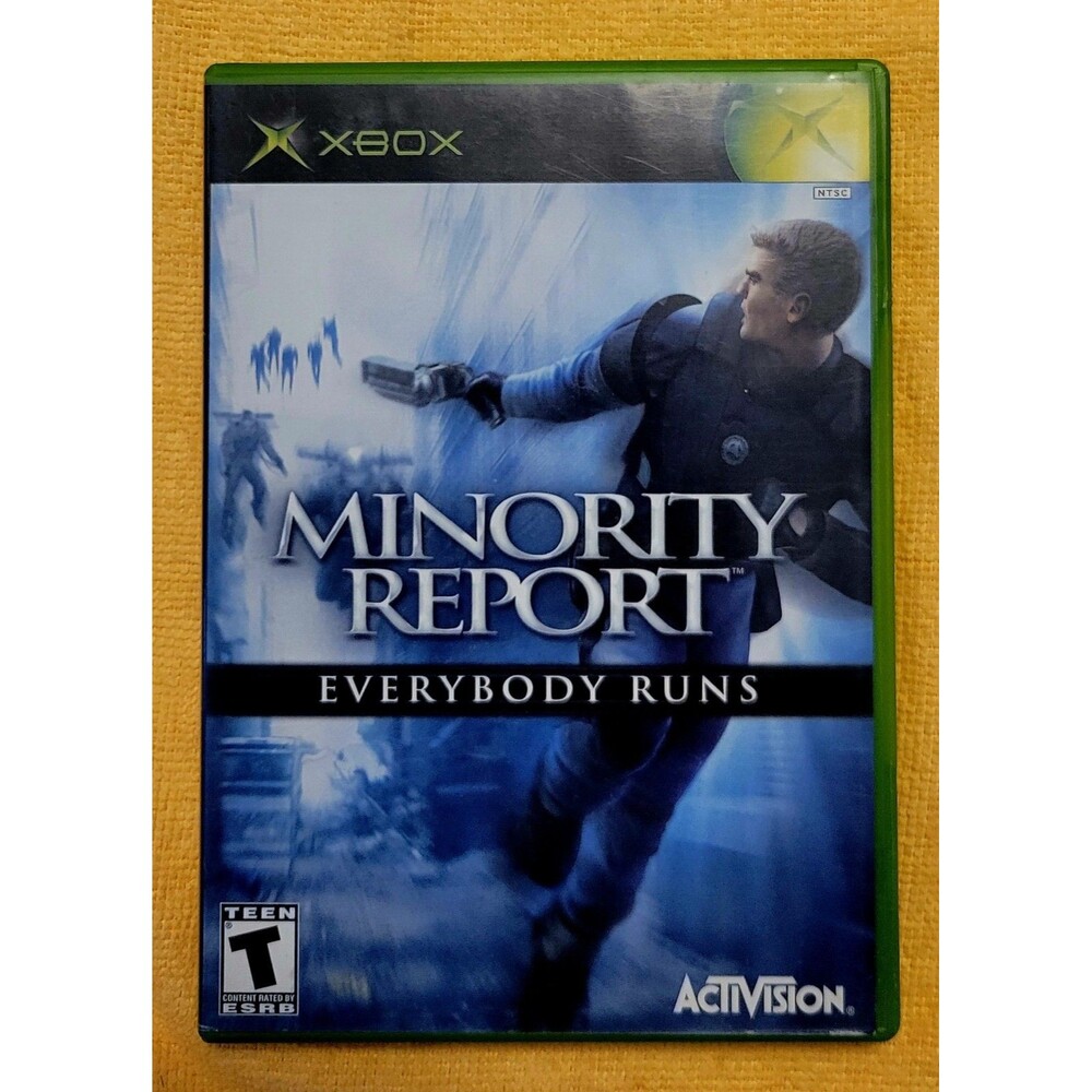 Minority Report (Microsoft OG Xbox, 2002) No Manual/ Tested/ FAST NEXT DAY SHIPP